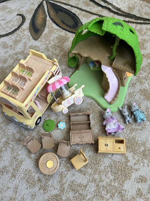 Зайчики набор sylvanian family