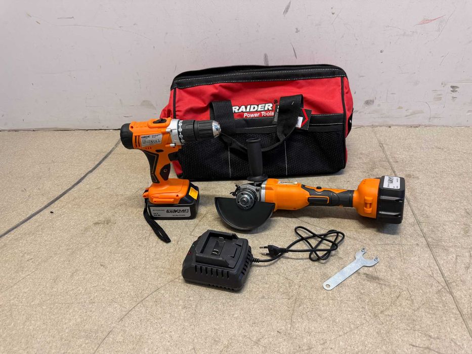 030605	К-т Безч. Ъглошлайф и ударна борм. 18V2x4Ah + чанта BK-AGCDL1
