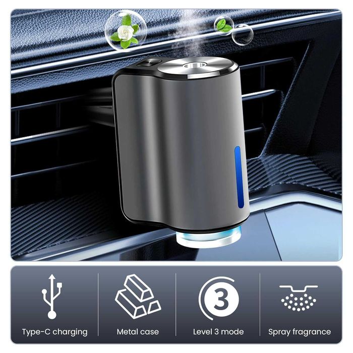 Чисто нов запечатан Арома дифузер с 3 шишенца с различни аромати