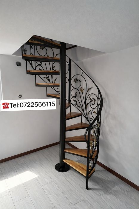 Realizăm la comandă: Scări Spirală