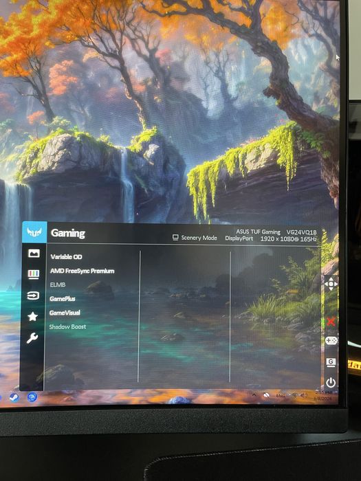 Monitor ASUS TUF Gaming curbat 165 Hz 1 ms