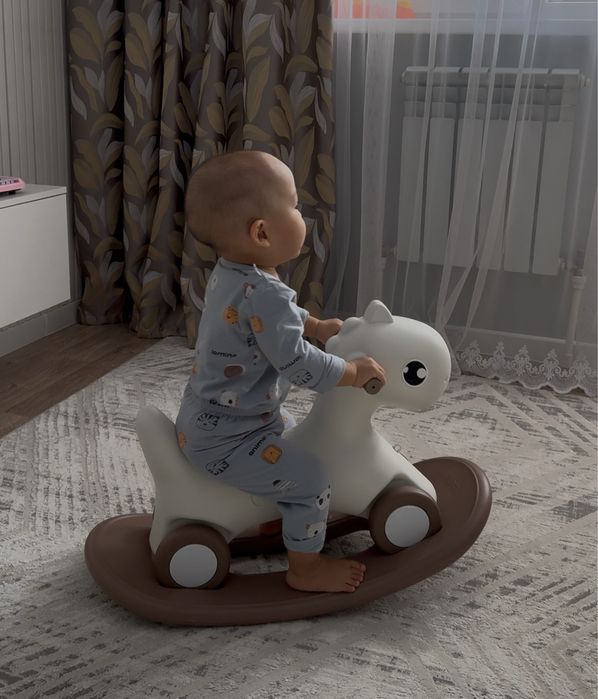 Качалка-лошадка, беговел 2в1