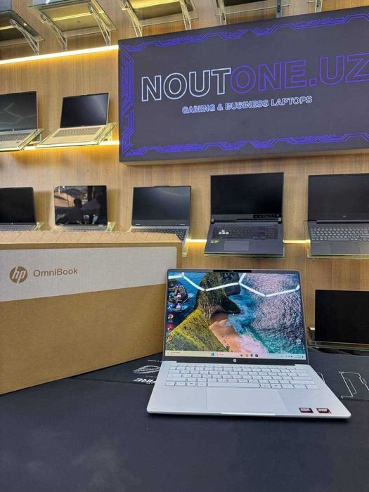 Noutbuk Hp Omnibook 5 AMD Ryzen 7 250 APU 16/512GB 14.0 OLED 2K
