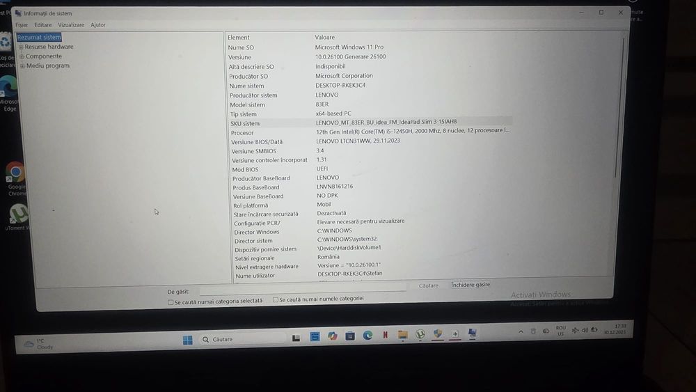 Laptop lenovo IdeaPadSlim