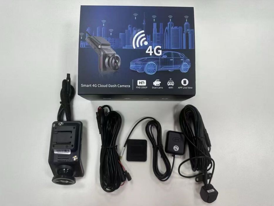 Регистратор 4G сим картали 2 камеры GPS отслеживание через телефон