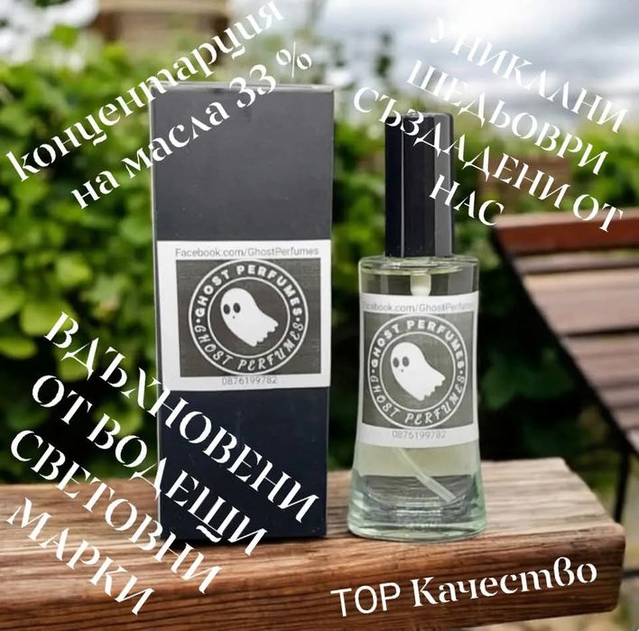Френски наливни парфюми ! GhostPerfumes вдъхновени от водещи световни