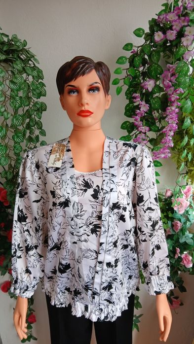 Стилни дамски блузи кенарени,памучни и копринени.