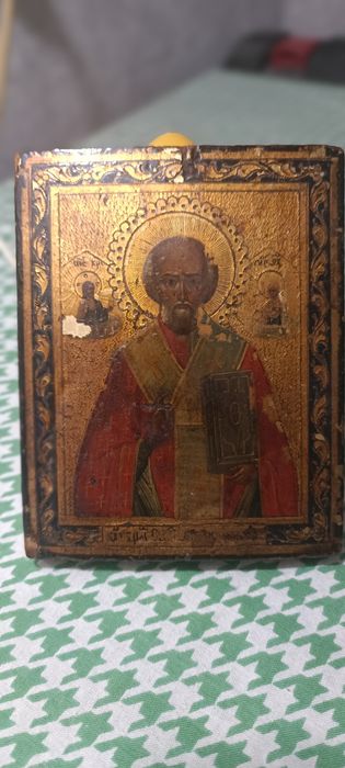Икона Святого Николая Чудотворца .19 век