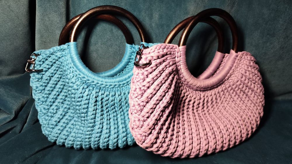 Қазақстанда қолмен тоқылған әйелдер сумкасы | Handmade