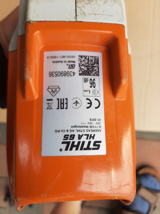Stihl HLA 65 foarfecă gard viu  acumulator AR 3000 adaptor AR