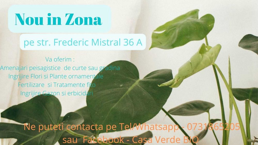 Inginer horticol ofer servicii de gradinarit si amenajari peisagere