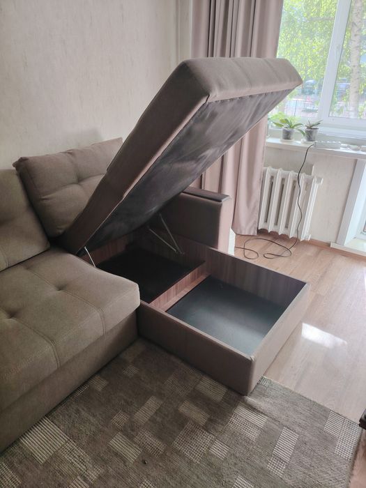 Диван угловой (рогожка)