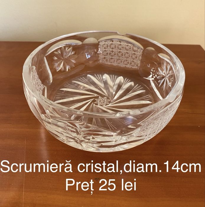 Boluri cristal, aperitive, scrumiere cristal,  suport sticla Tequila.