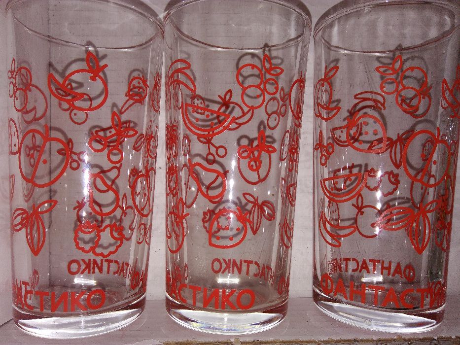 Лот стъклени чаши за колекционери