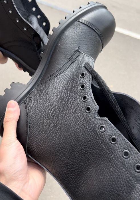 Берцы летние кожа натуралка