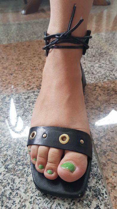 Кожени испански сандали 36 номер