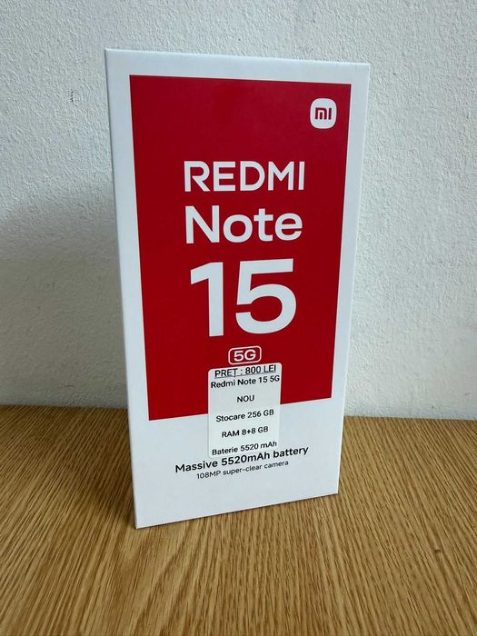 Redmi Note 15 5G - NOU - MMC Mobile Amanet