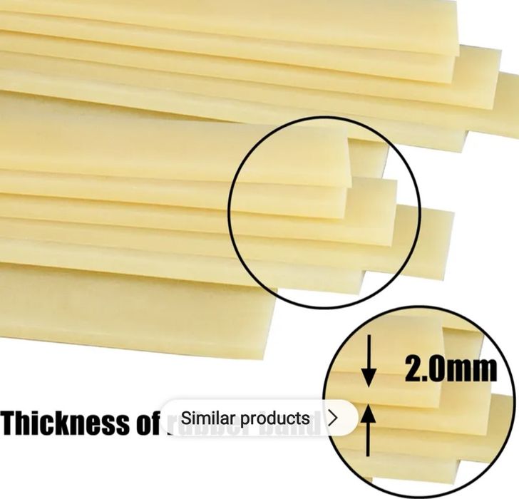ластици за прашка 2мм (жилка разпинялка)