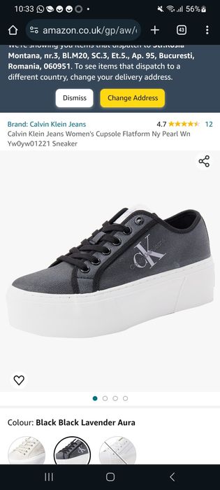 Teniși Calvin klein  mărimea 38