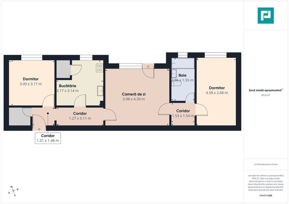 Confort urban, ap 3 camere, Micalaca parc Orizont