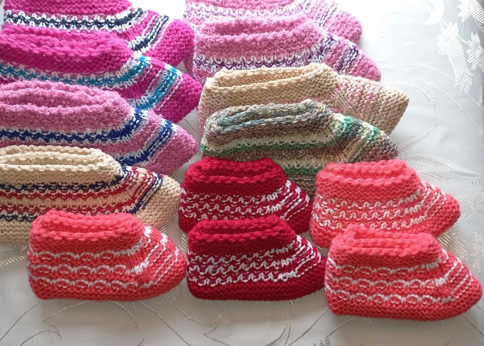 Дамски модели домашно плетени терлички