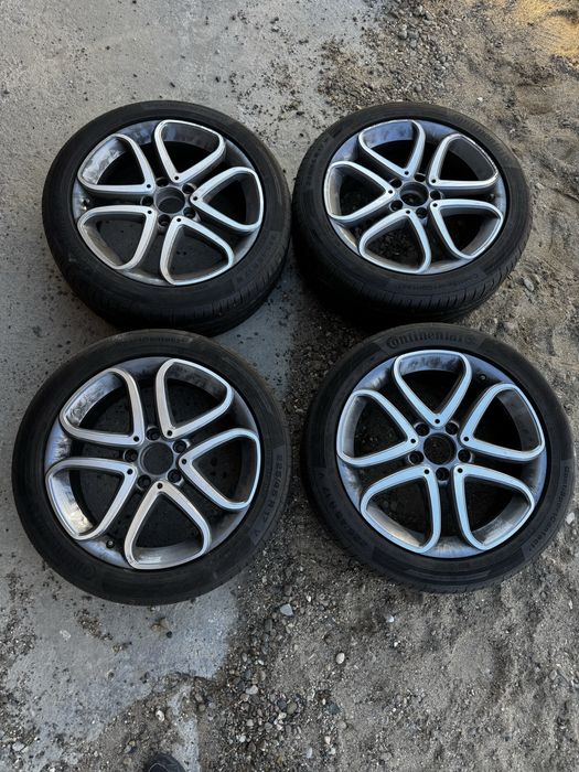 Оригинални Mercedes джанти 17 с летни гуми Continental