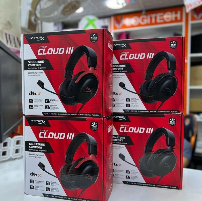 Оригинал! Hyperx Cloud 3 Wired Проводные Наушники