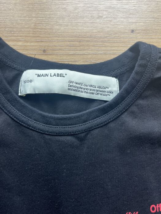 Tricou off white nou fara eticheta