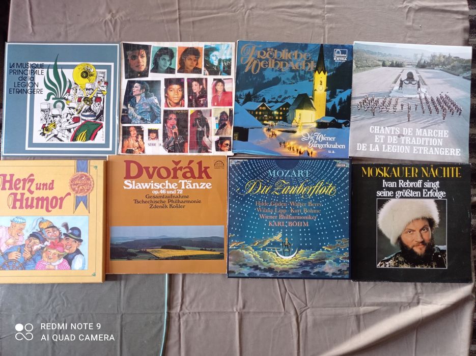 Vinyl ,Mozart,Dvorak.,16 albume