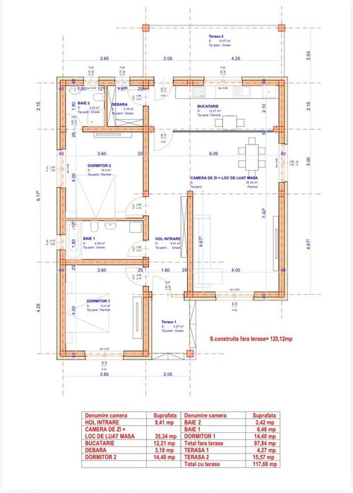 Casă 3 camere în Doctor Carnabel, Focsani - Direct Dezvoltator