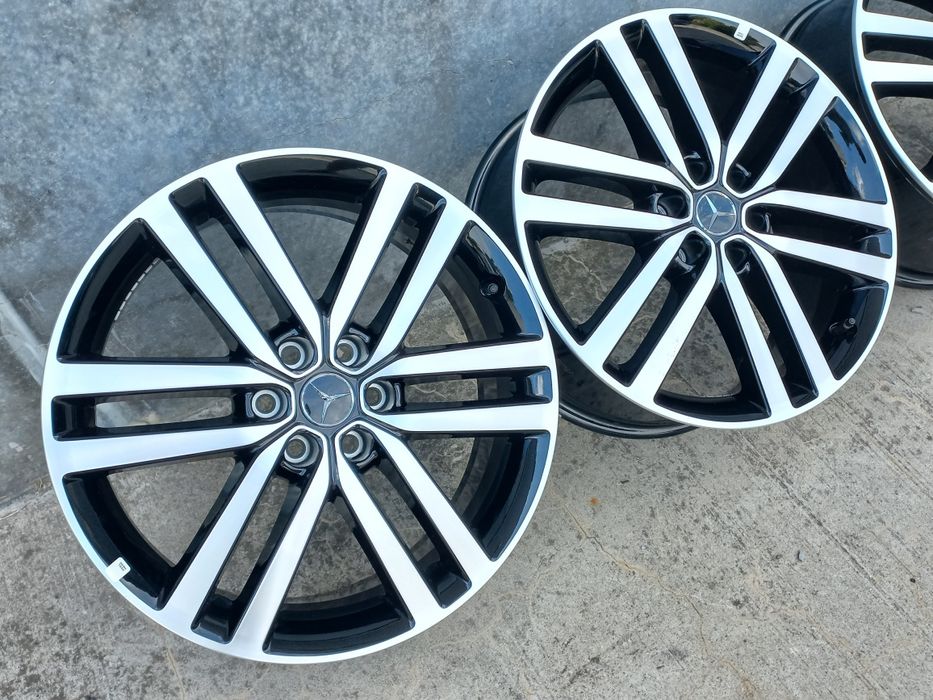 19.Оригинални Mercedes X W470 7.5ж ет50 Blac Polish 6x114.3 Като Нови