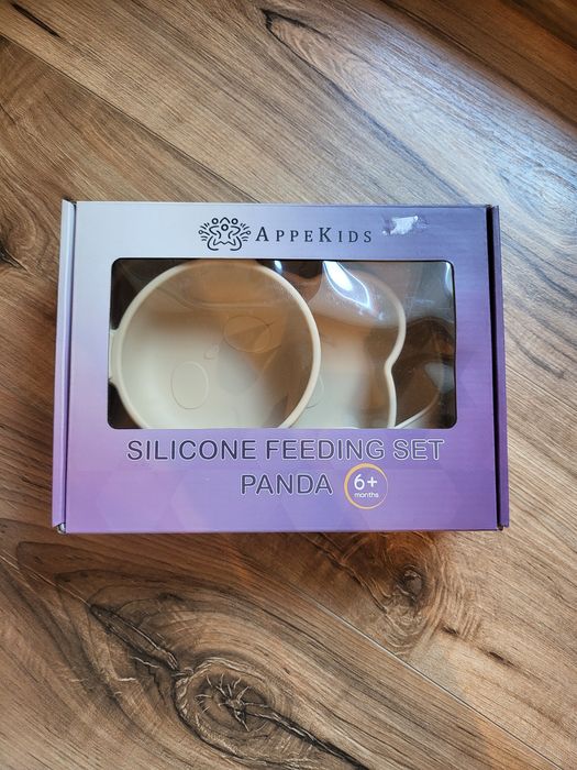 Set silicon din 5 piese de vesela pt bebeluși, diversificare masa, 6+ luni