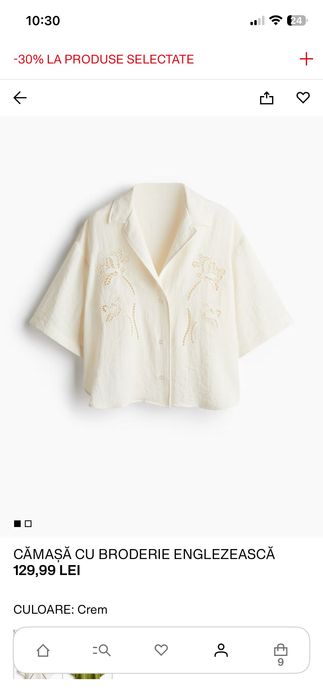 Compleu h&m crem