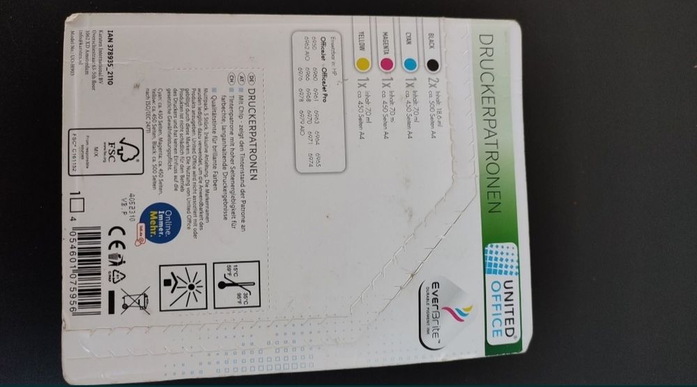 cartus united office 903 364 XL 550 551 XL imprimanta hp scoala