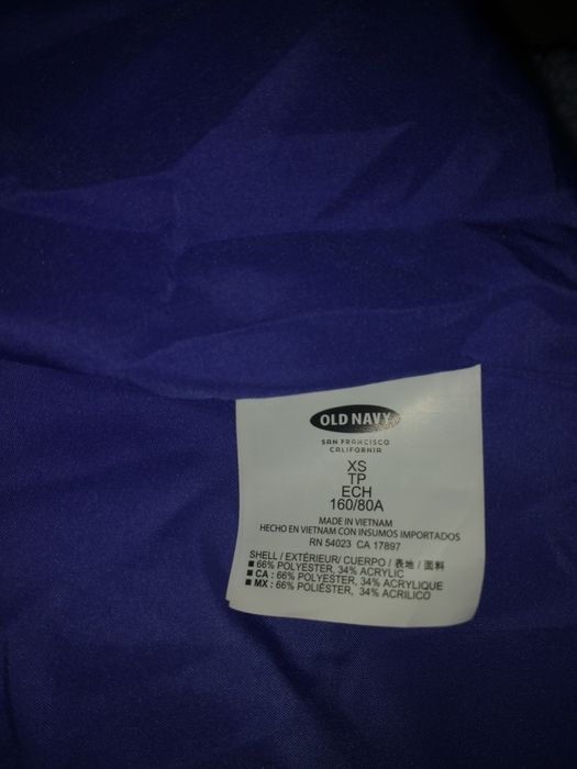 Bluză damă polar fleece groasă tip geaca Old Navy mărimea XS/S