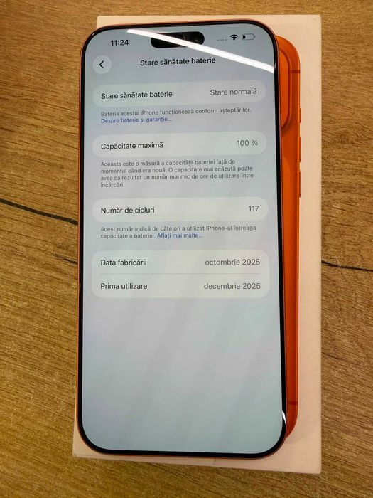 Apple iPhone 17 Pro Max 512GB Cosmic Orange 100% Baterie Cutie Garanție 24 Luni