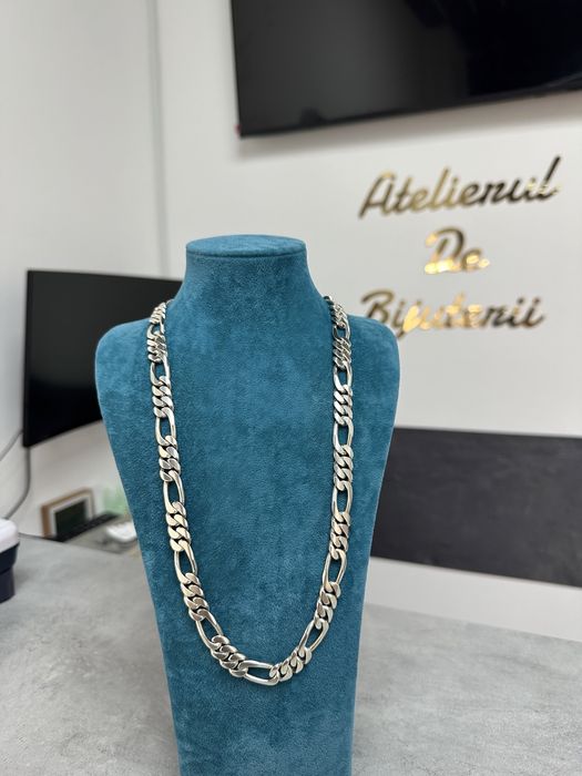 Lanț Argint 925 Cartier Figaro Custom