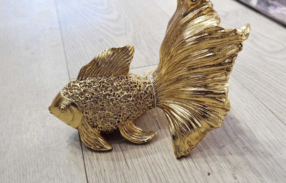 Нова Статуетка Риба - Фигура за Декорация - 16СМ