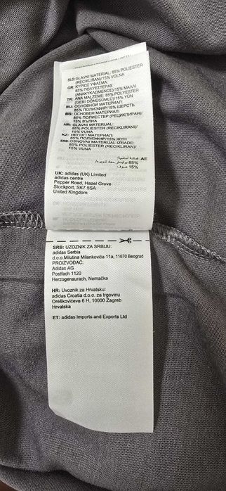 Нова.  Мъжка оригинална блузка.  Adidas