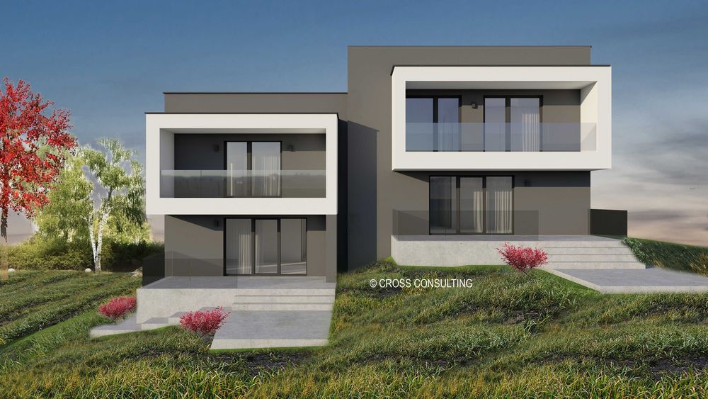 Casa noua cu 2 garaje in Dezmir 185mp utili