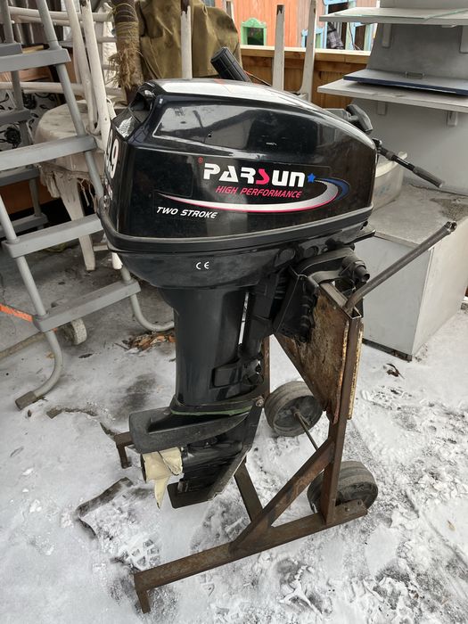 Мотор от лодки в хорошем состоянии