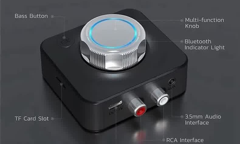 Receiver Audio Bluetooth cu efect de sunet Surround 3D Receptor Stereo