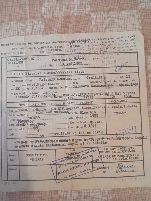 Dacia 1310 tx, primul proprietar, CEC 5000 lei,garaj,1800 euro