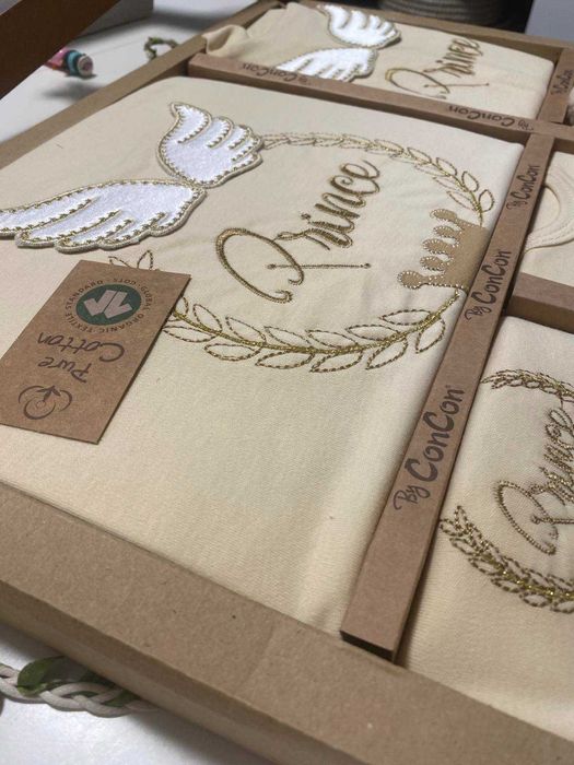 Комплект за изписване 10 части, памук, нарушена опаковка