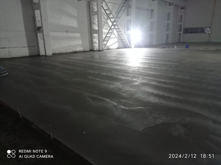 Стяжка топинг промышленный полы