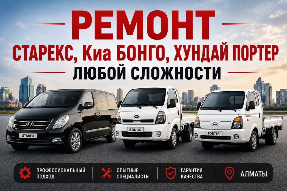 Ремонт Starex Parter Bongo