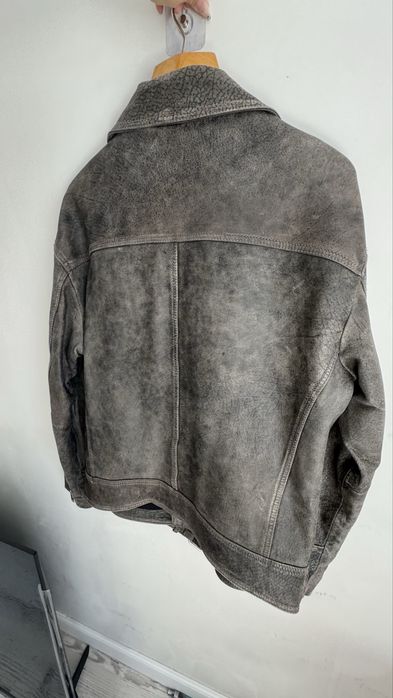 Кожаная куртка Zara M