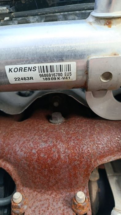 Racitor gaze EGR Peugeot 508 2.0 HDI 2012 9686916780