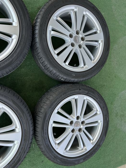 5x100 16 seat skoda vw със летни гуми hankook 215 45 16