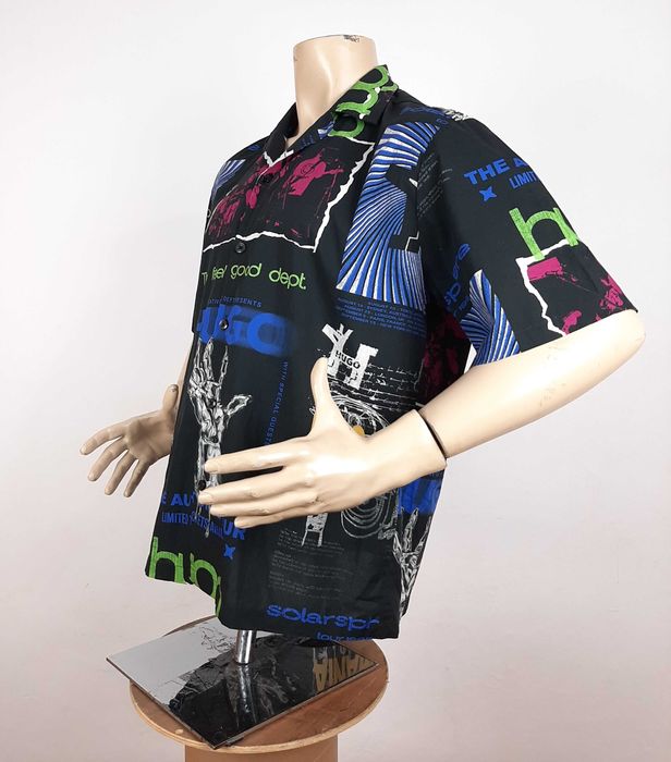 Hugo Boss Eligino - Оригинална мъжка риза с къс ръкав размер L